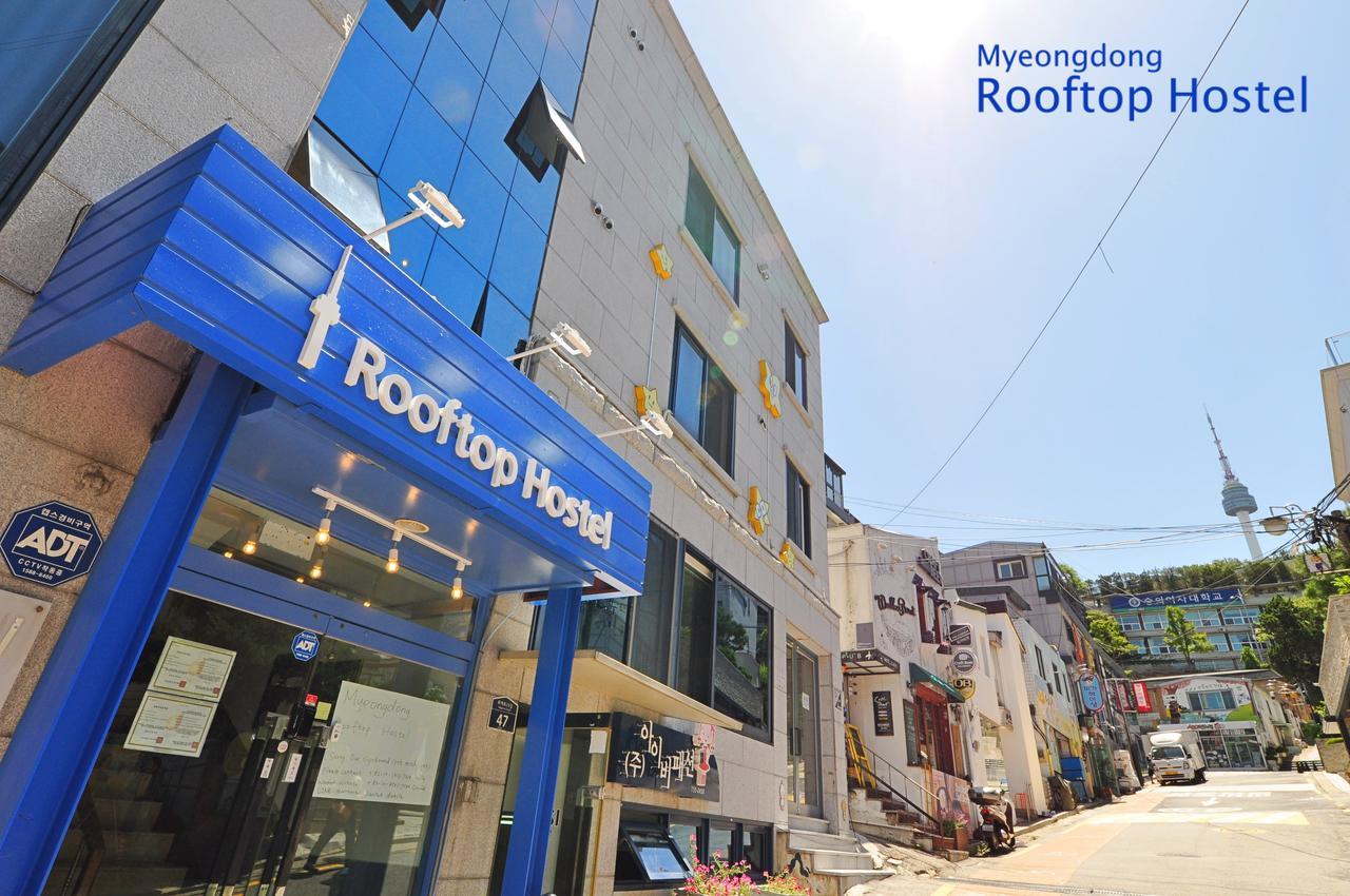 Myeongdong Rooftop Hostel Сеул Екстер'єр фото