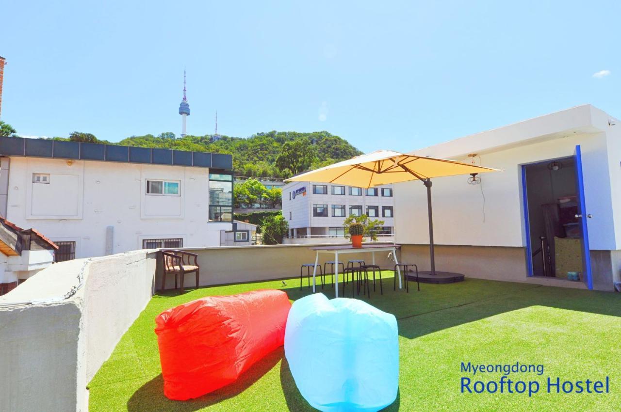 Myeongdong Rooftop Hostel Сеул Екстер'єр фото
