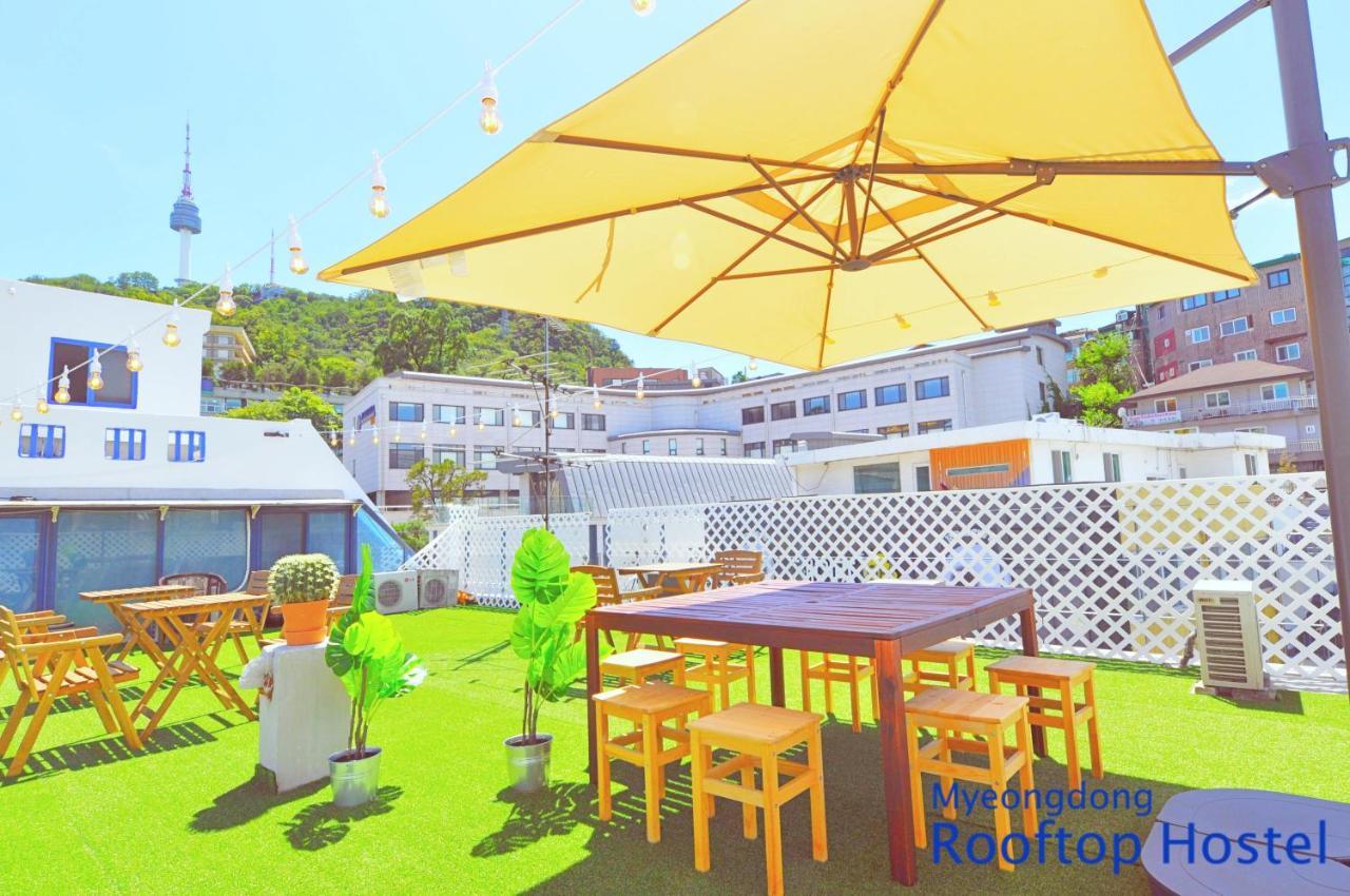 Myeongdong Rooftop Hostel Сеул Екстер'єр фото